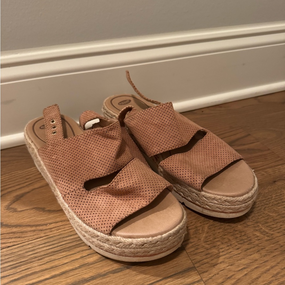 Dr. Scholl's Tan Espadrille Shoes